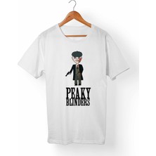 Muggkuppa Peaky Blinders Beyaz T-Shirt
