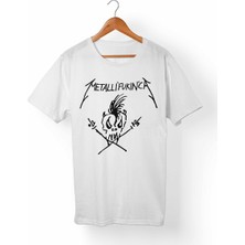 Muggkuppa Metallica Beyaz T-Shirt