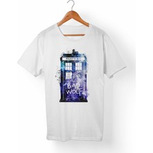 Muggkuppa Doctor Who Beyaz T-Shirt