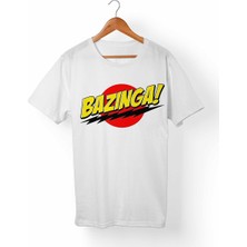Muggkuppa The Big Bang Bazinga Beyaz T-Shirt