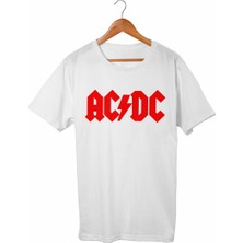 Muggkuppa Ac Dc Beyaz T-Shirt