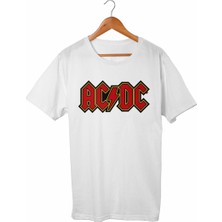Muggkuppa Ac Dc Beyaz T-Shirt