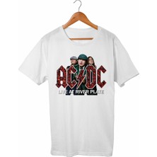 Muggkuppa Ac Dc Beyaz T-Shirt