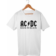 Muggkuppa Ac Dc Beyaz T-Shirt