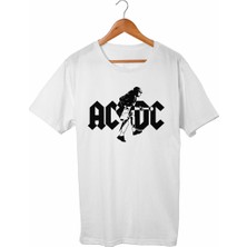 Muggkuppa Ac Dc Beyaz T-Shirt