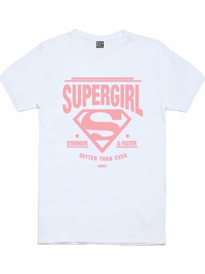 Rock&Roll Süperabla Beyaz Kısa Kollu Unisex Çocuk T-Shirt