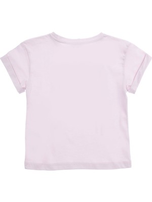 Soobe Kız Çocuk T-Shirt Pembe (3-7 Yaş)