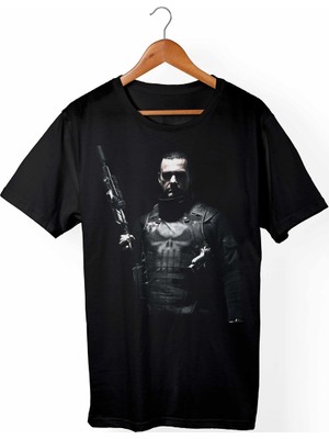 Muggkuppa Punisher-Cezalandırıcı Siyah T-Shirt