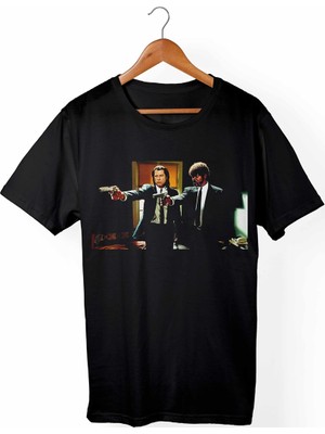 Muggkuppa Pulp Fiction Siyah T-Shirt