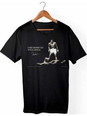 Muggkuppa Muhammed Ali Siyah T-Shirt