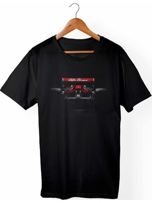 Muggkuppa Formula F1 Unisex Ve Erkek Kesim Siyah T-Shirt