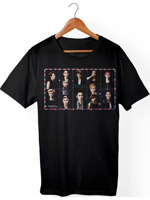 Muggkuppa Exo K-Pop Unisex Ve Kadın Kesim Siyah T-Shirt