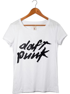 Muggkuppa Duft Punk Kadın Beyaz T-Shirt