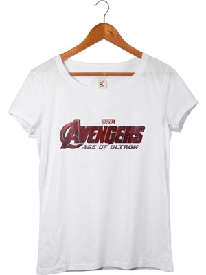 Muggkuppa The Avengers Kadın Beyaz T-Shirt