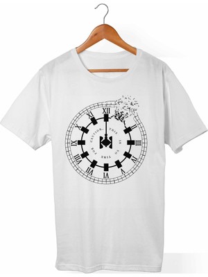 Muggkuppa Interstellar Unisex-Erkek Beyaz T-Shirt