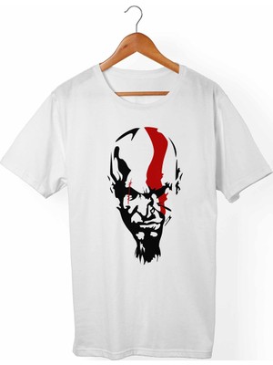 Muggkuppa God Of War Unisex-Kadın Beyaz T-Shirt