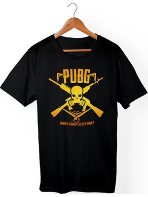 Muggkuppa Pubg Winner Winner Chicken Dinner Siyah T-Shirt