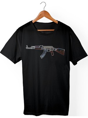 Muggkuppa Cs-Go Ak-47 Siyah T-Shirt