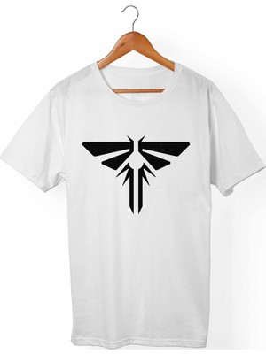 Muggkuppa The Last Of Us Unisex-Erkek Beyaz T-Shirt