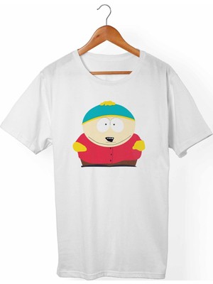 Muggkuppa Southpark Unisex-Erkek Beyaz T-Shirt