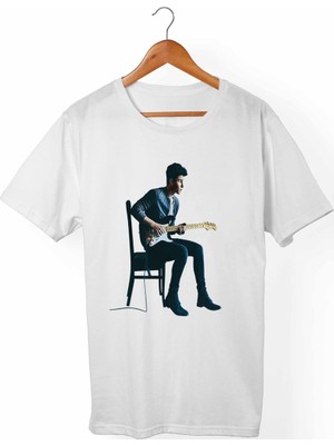 Muggkuppa Shawn Mendes Unisex-Erkek Beyaz T-Shirt
