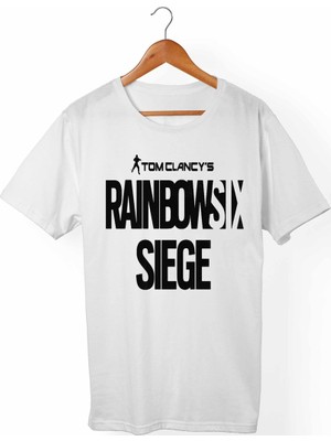 Muggkuppa Rainbow Six Siegeunisex-Erkek Beyaz T-Shirt