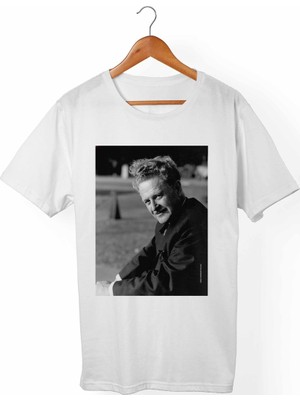 Muggkuppa Nazım Hikmet Unisex-Kadın Beyaz T-Shirt