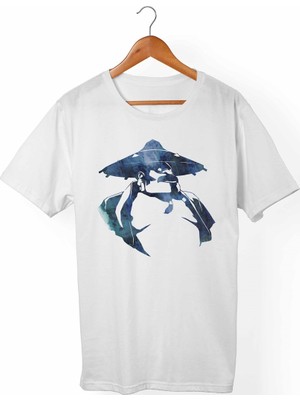 Muggkuppa Dota 2 Storm Spirit Unisex-Erkek Beyaz T-Shirt
