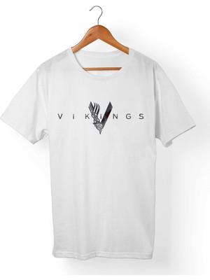 Muggkuppa Vikings Ragnar Lothbrok Unisex-Erkek Beyaz T-Shirt