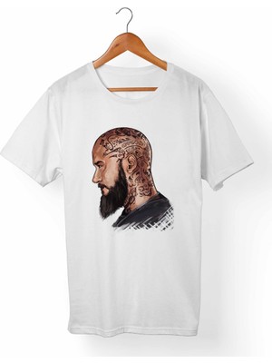 Muggkuppa Vikings Ragnar Lothbrok Unisex-Kadın Beyaz T-Shirt