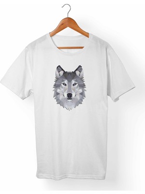 Muggkuppa Ay Yıldız Türk-Bozkurt Unisex-Kadın Beyaz T-Shirt