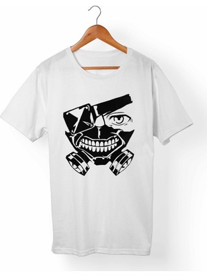 Muggkuppa Tokyo Ghoul Unisex-Erkek Beyaz T-Shirt