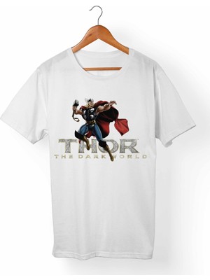 Muggkuppa Thor Unisex-Kadın Beyaz T-Shirt