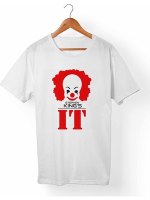 Muggkuppa O It Stephan King Unisex-Erkek Beyaz T-Shirt