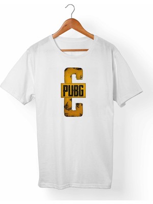 Muggkuppa Pubg Playerunknown'S Battlegrounds Unisex-Kadın Beyaz T-Shirt