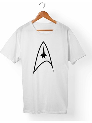 Muggkuppa Star Trek- Unisex-Erkek Beyaz T-Shirt
