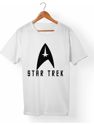 Muggkuppa Star Trek- Unisex-Kadın Beyaz T-Shirt
