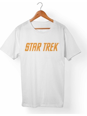 Muggkuppa Star Trek- Unisex-Erkek Beyaz T-Shirt