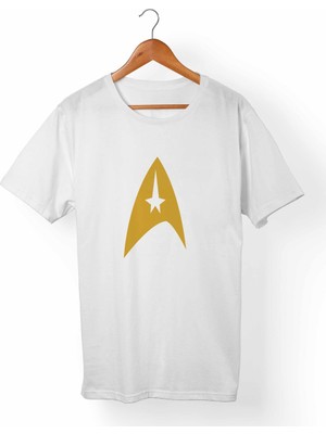 Muggkuppa Star Trek- Unisex-Kadın Beyaz T-Shirt