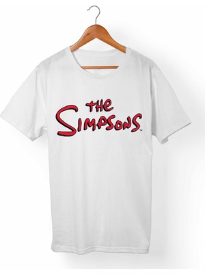 Muggkuppa The Simpsons Unisex-Kadın Beyaz T-Shirt