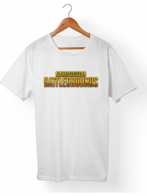 Muggkuppa Pubg Playerunknown'S Battlegrounds Unisex-Kadın Beyaz T-Shirt
