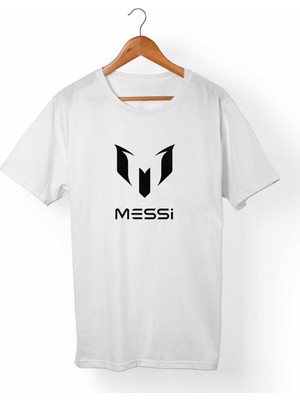 Muggkuppa Messi Unisex-Kadın Beyaz T-Shirt