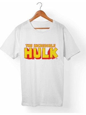 Muggkuppa Hulk Unisex-Erkek Beyaz T-Shirt