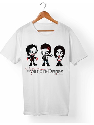 Muggkuppa Vampire Diaries Beyaz T-Shirt