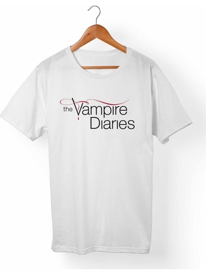 Muggkuppa Vampire Diaries Beyaz T-Shirt