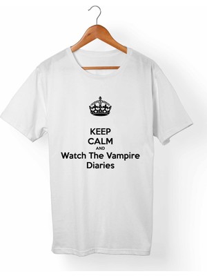 Muggkuppa Vampire Diaries Beyaz T-Shirt