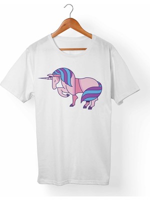 Muggkuppa Unicorn Beyaz T-Shirt