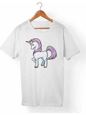 Muggkuppa Unicorn Beyaz T-Shirt