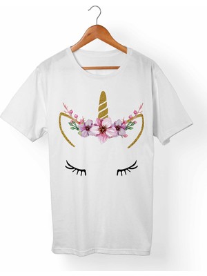 Muggkuppa Unicorn Beyaz T-Shirt