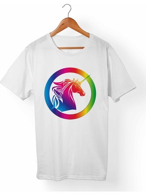 Muggkuppa Unicorn Beyaz T-Shirt